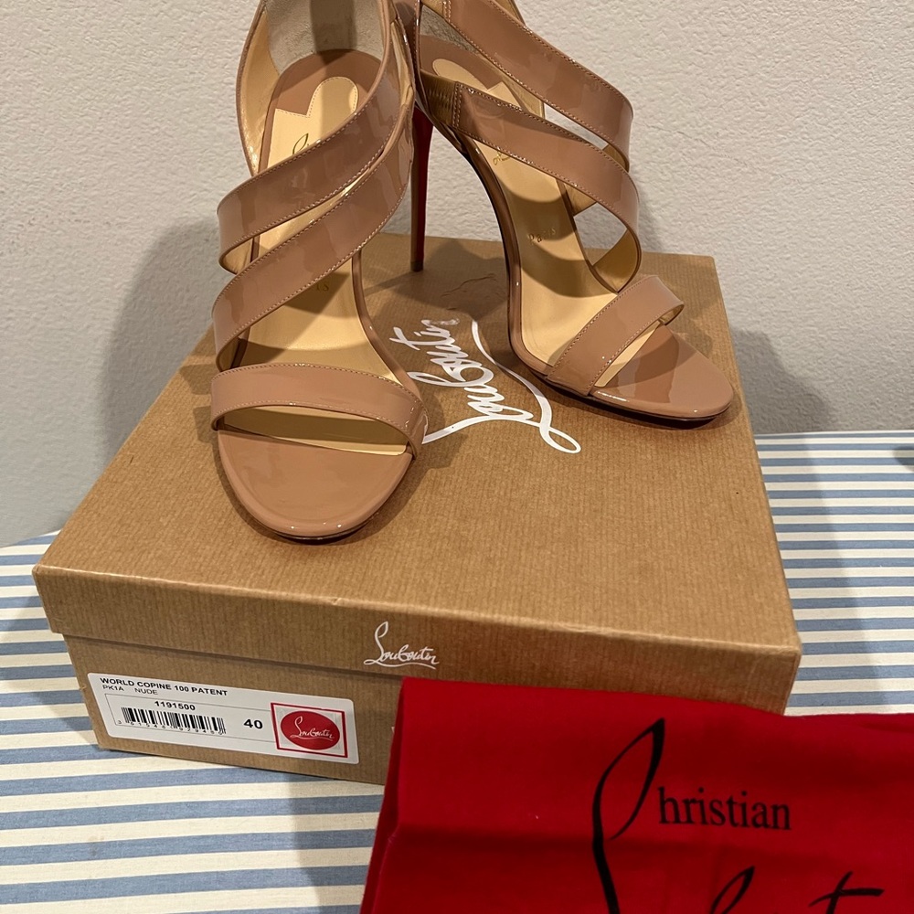 Christian Louboutin Heels World Copine 100 - Picture 2 of 5